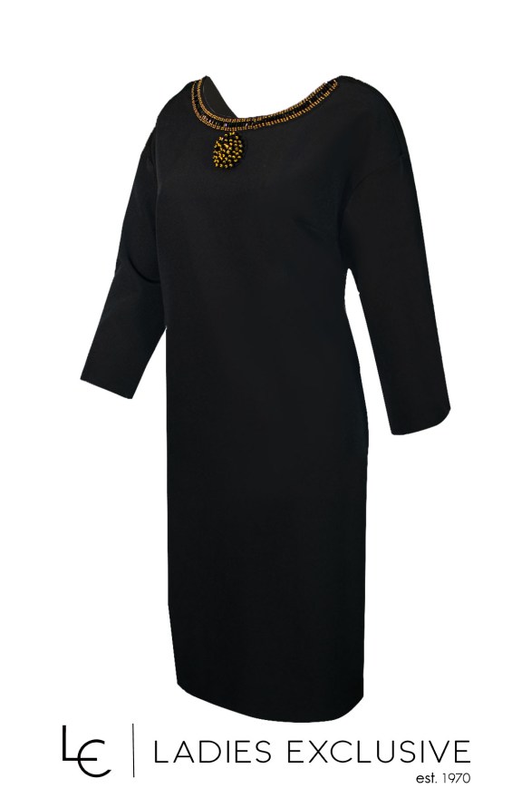 WEFTS Φόρεμα μίντι με μοτίφ με χάντρες