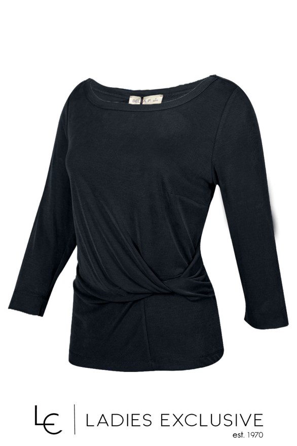 BELLA P. Μπλούζα με ιδιαίτερο ντραπέ σχέδιο