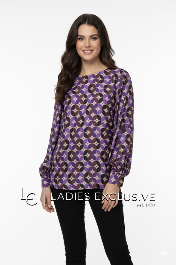 BELLA P. Μπλούζα ριχτή