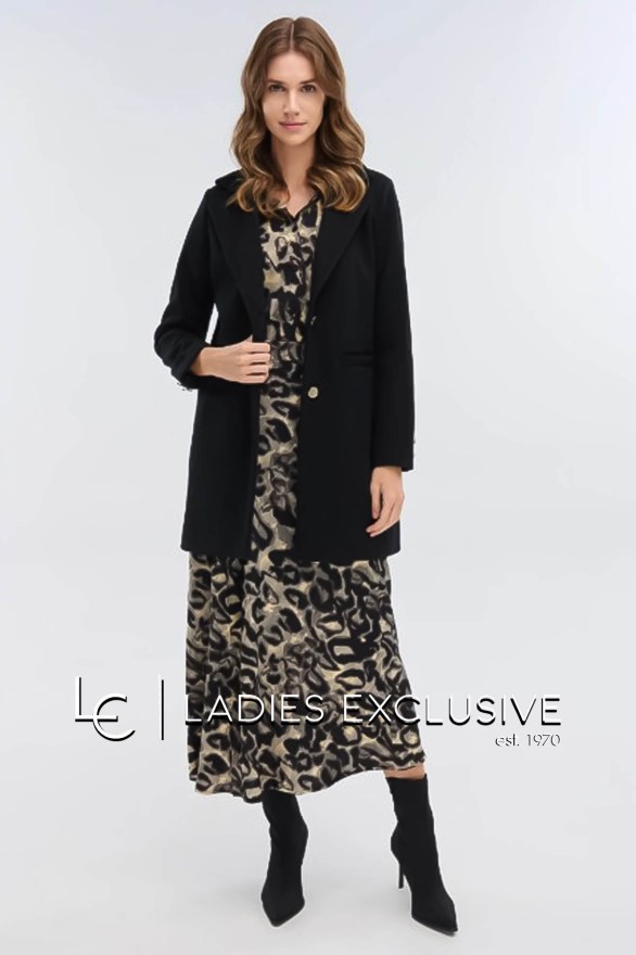 FIBES Παλτό με ανάγλυφο σχέδιο