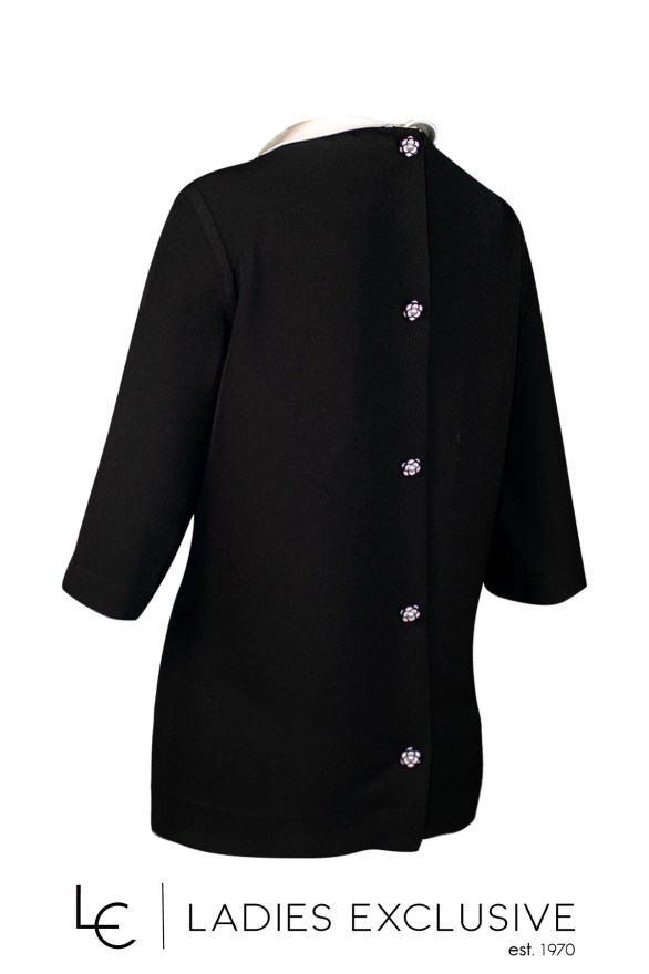 BELLA P. Μπλούζα κρεπ με γιακά