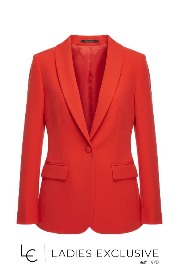 BELLA P. Σακάκι κρεπ με ένα κουμπί