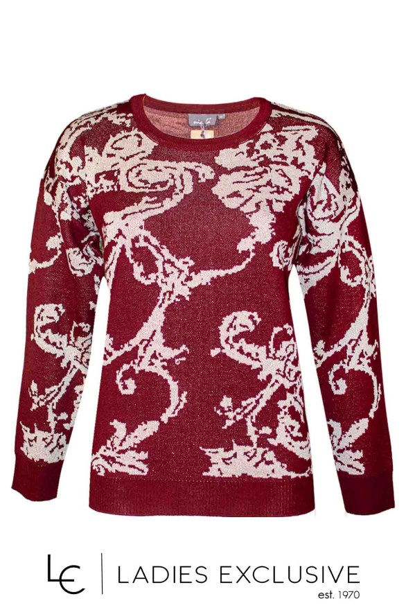 NICOLA Μπλούζα μάλλινη με σχέδια