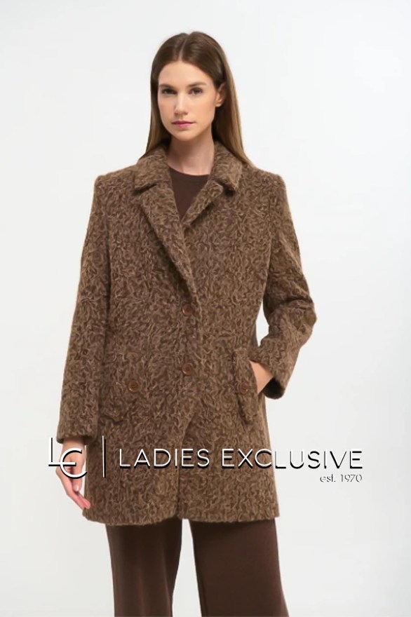 FIBES Ημίπαλτο μπουκλέ