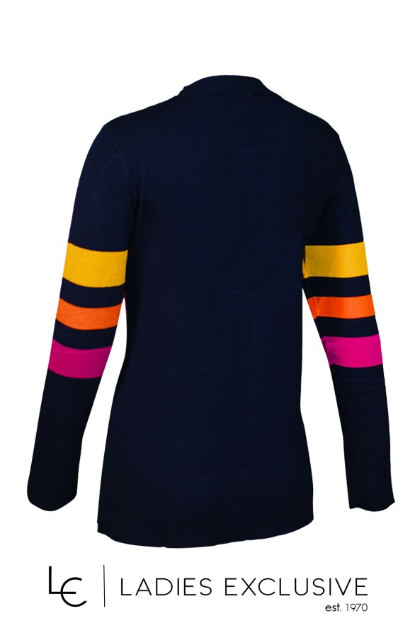 ÊTRE Μπλούζα πλεκτή με ανάγλυφες καρδιές