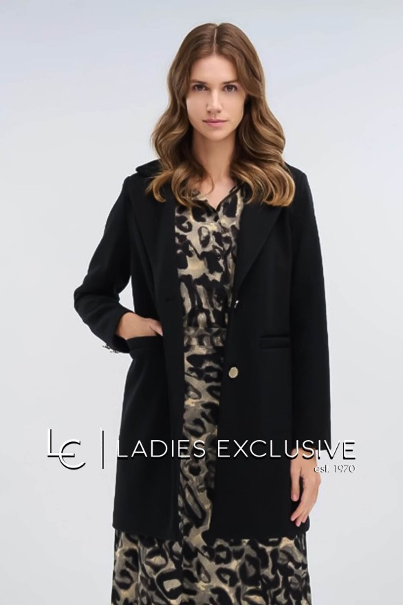 FIBES Παλτό με ανάγλυφο σχέδιο