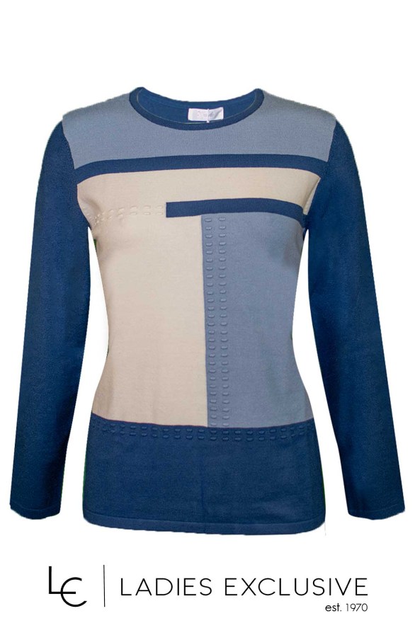 TRIPODE Μπλούζα πλεκτή με ανάγλυφο σχέδιο