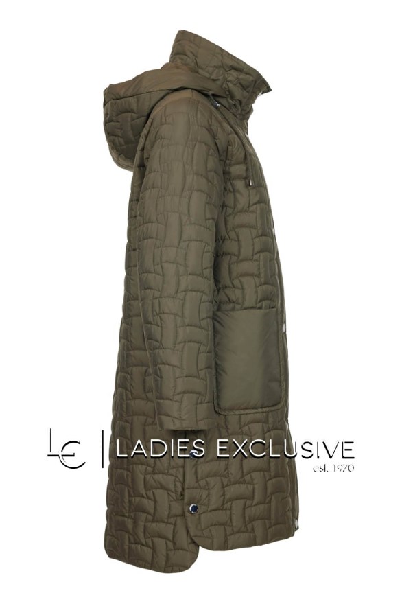 FRANDSEN Μπουφάν καπιτονέ μακρύ