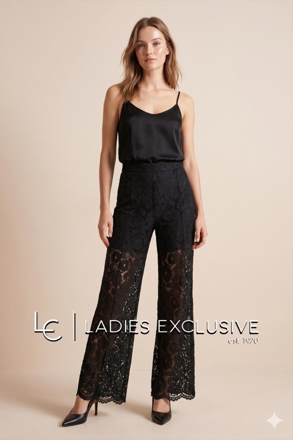 WEFTS Παντελόνι από δαντέλα καμπάνα