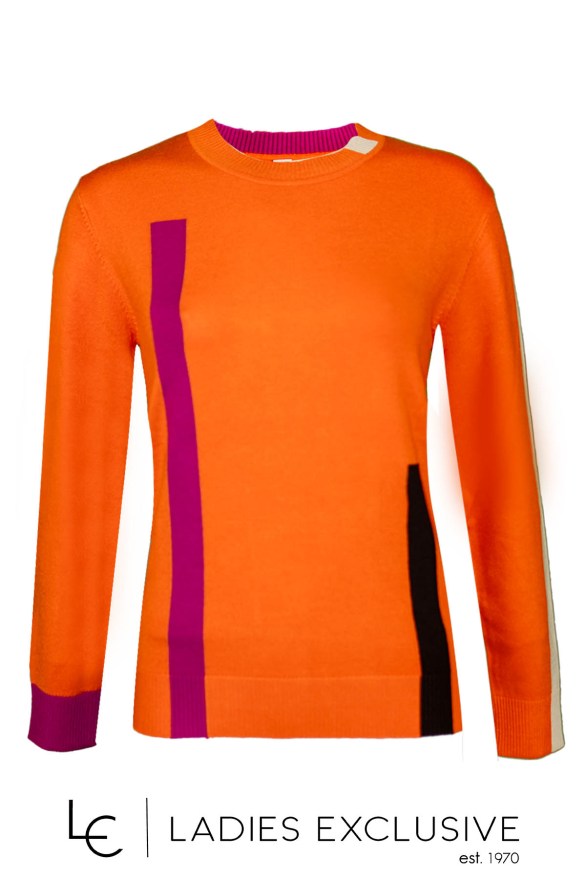 ÊTRE Μπλούζα πλεκτή μονόχρωμη με ρίγες