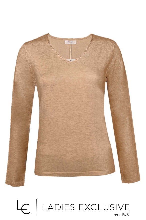 TRIPODE Μπλούζα πλεκτή με άνοιγμα v