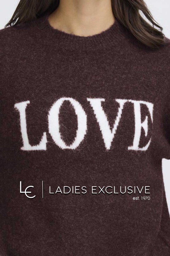 FRANSA Πουλόβερ LOVE