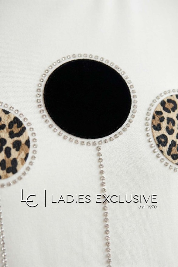 NICOLA Μπλούζα κοντομάνικη με στάμπα μπαλόνια