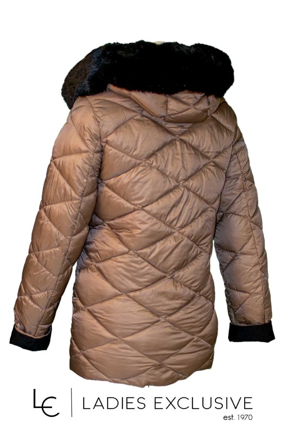 REVER Μπουφάν διπλής όψης με κουκούλα.