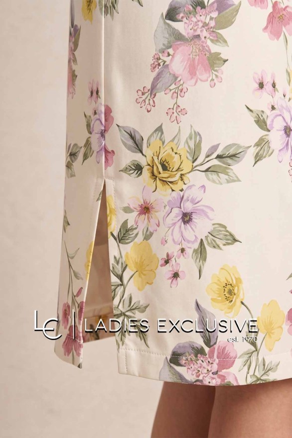 BELLA P. Φούστα βαμβακερη φλοράλ