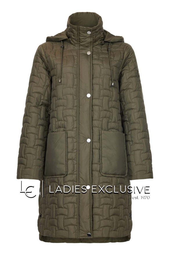 FRANDSEN Μπουφάν καπιτονέ μακρύ