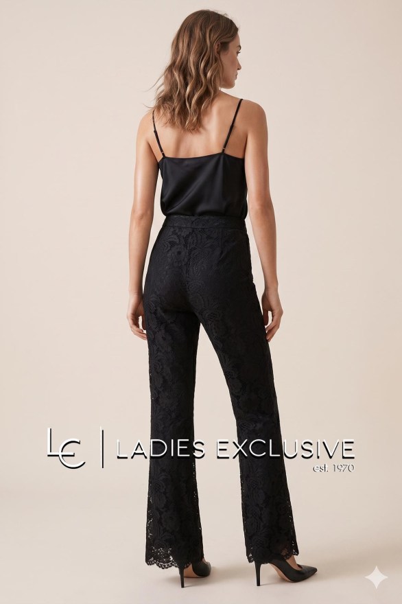 WEFTS Παντελόνι από δαντέλα καμπάνα