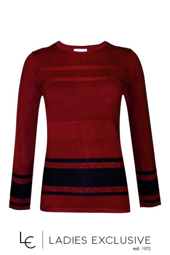 TRIPODE Μπλούζα πλεκτή με ανάγλυφες ρίγες