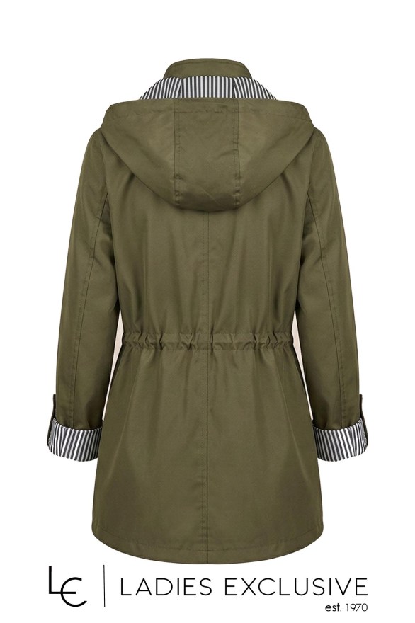 FIBES Μπουφάν αντιανεμικό με κουκούλα