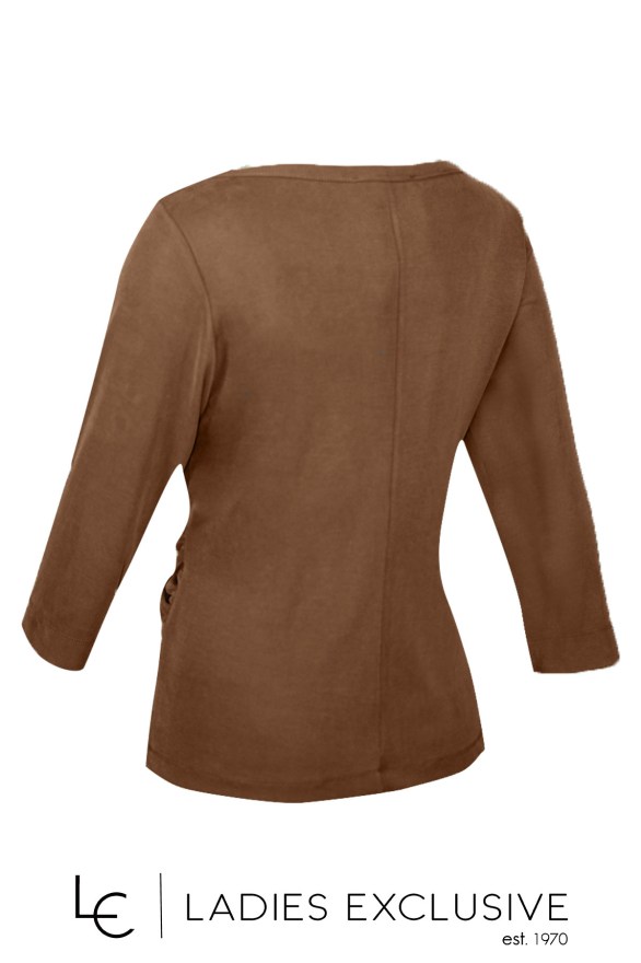 BELLA P. Μπλούζα με ιδιαίτερο ντραπέ σχέδιο