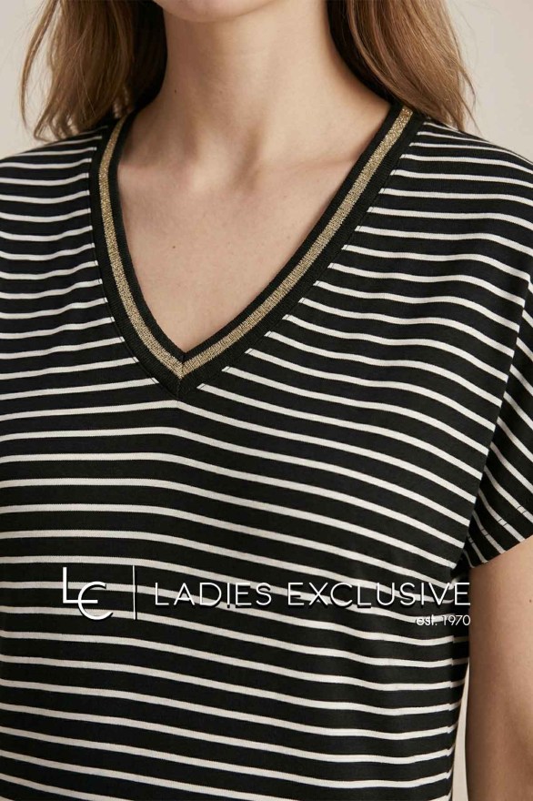 NICOLA Φόρεμα κοντομάνικο με v