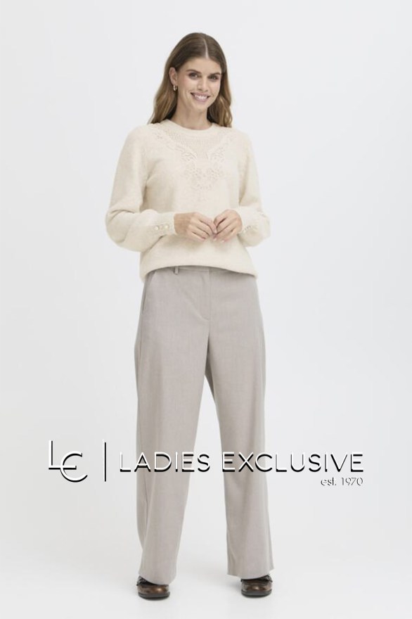 FRANSA Πουλόβερ με δαντέλα