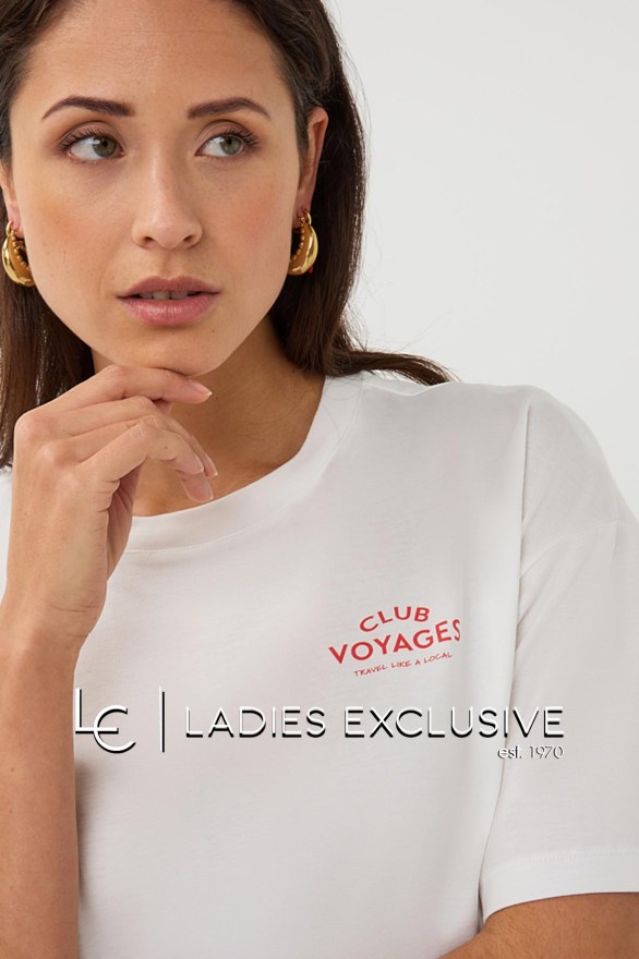 ESQUALO Μπλούζα T-shirt με στάμπα στην πλάτη