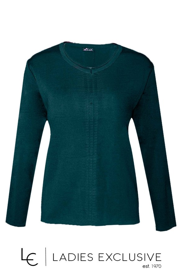 ELIN Μπλούζα μάλλινη με άνοιγμα v