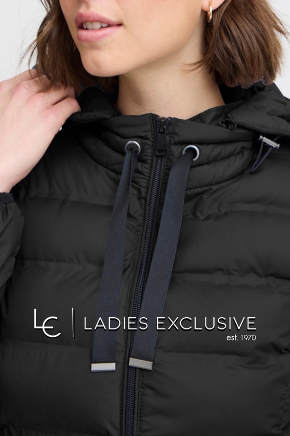 FRANSA Μπουφάν καπιτονέ με κουκούλα