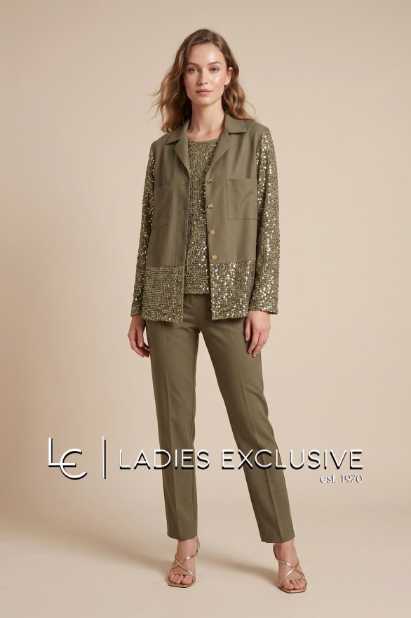 ESTEL Πουκάμισο με πλεκτά τελειώματα