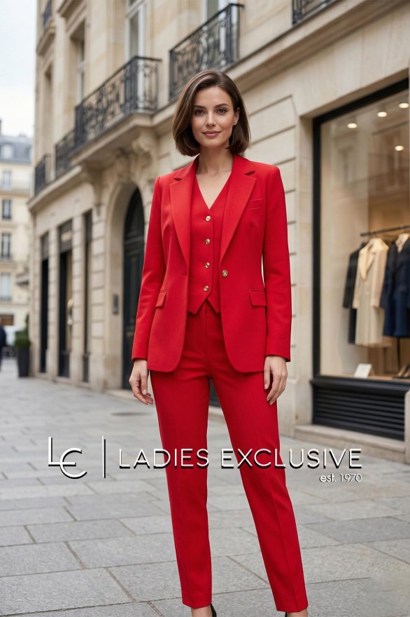 ESTEL Σακάκι κρεπ με μονό κουμπί