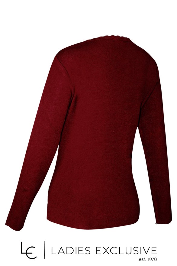 ELIN Μπλούζα μάλλινη με ανάγλυφα κλαδιά