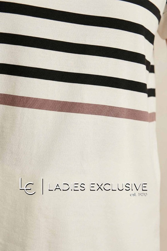 NICOLA Μπλούζα κοντομάνικη ριγέ