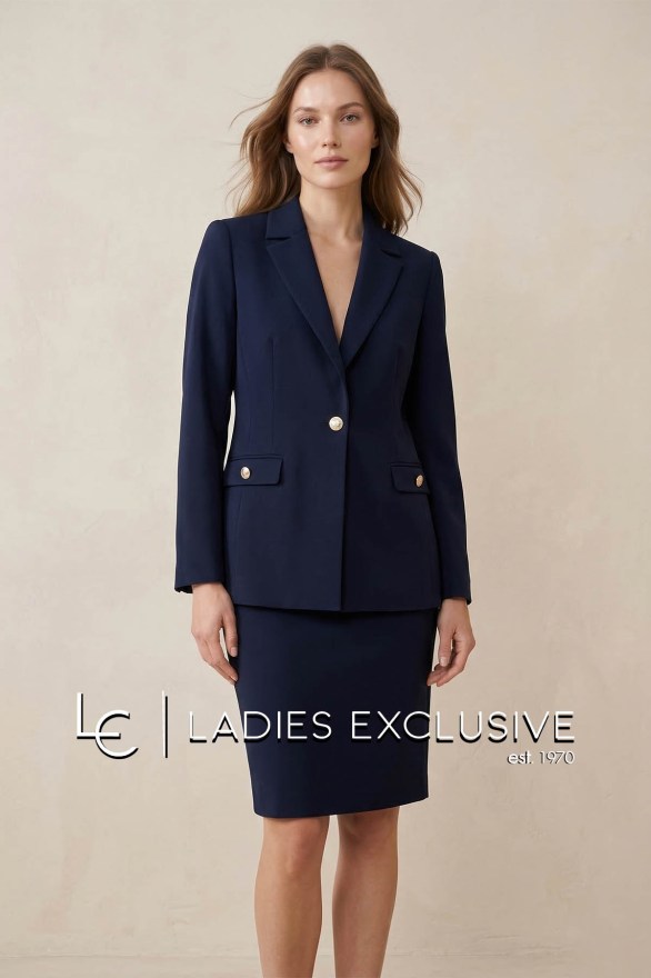 ESTEL Φούστα κρεπ σε ίσα γραμμή