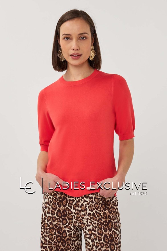 ESQUALO Μπλούζα πλεκτή με μανίκι 3/4