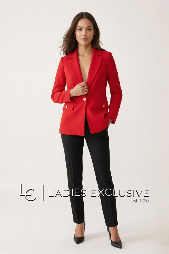 ESTEL Σακάκι κρεπ με μονό κουμπί