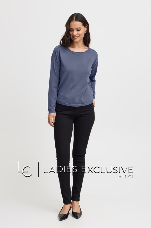 FRANSA Μπλούζα πλεκτή λεπτή