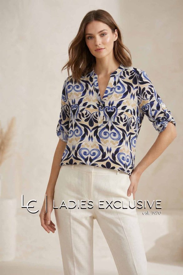 FIBES Μπλούζα σε άνετη γραμμή