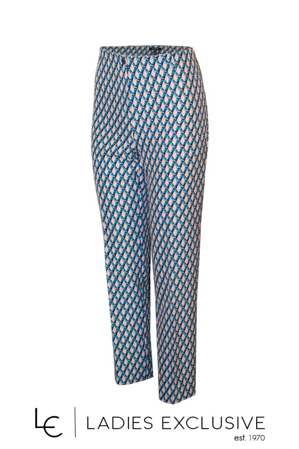 ESTEL Παντελόνι αστραγάλου με vintage μοτίβο