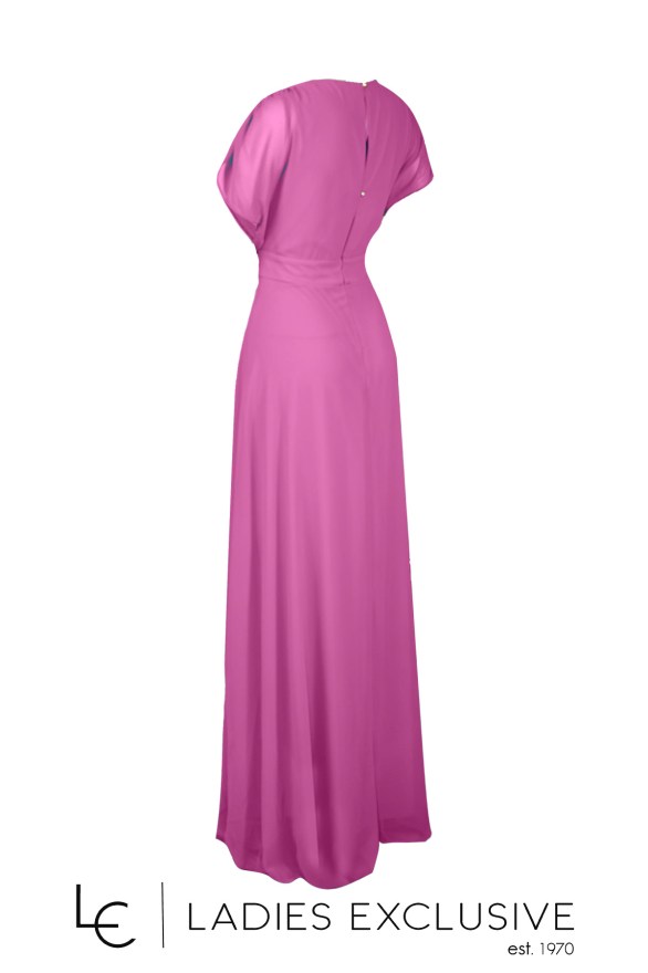 EFFECT Φόρεμα βραδινό κρουαζέ με μουσελίνα