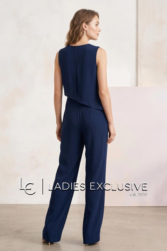 EFFECT Φόρμα ολόσωμη κρεπ αμάνικη