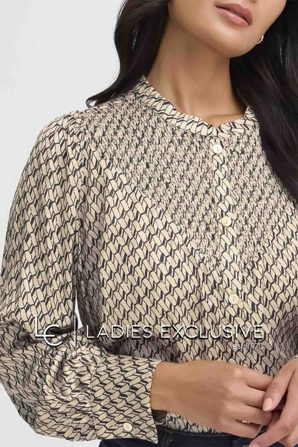 FRANSA Πουκάμισο ριχτό χωρίς πέτο