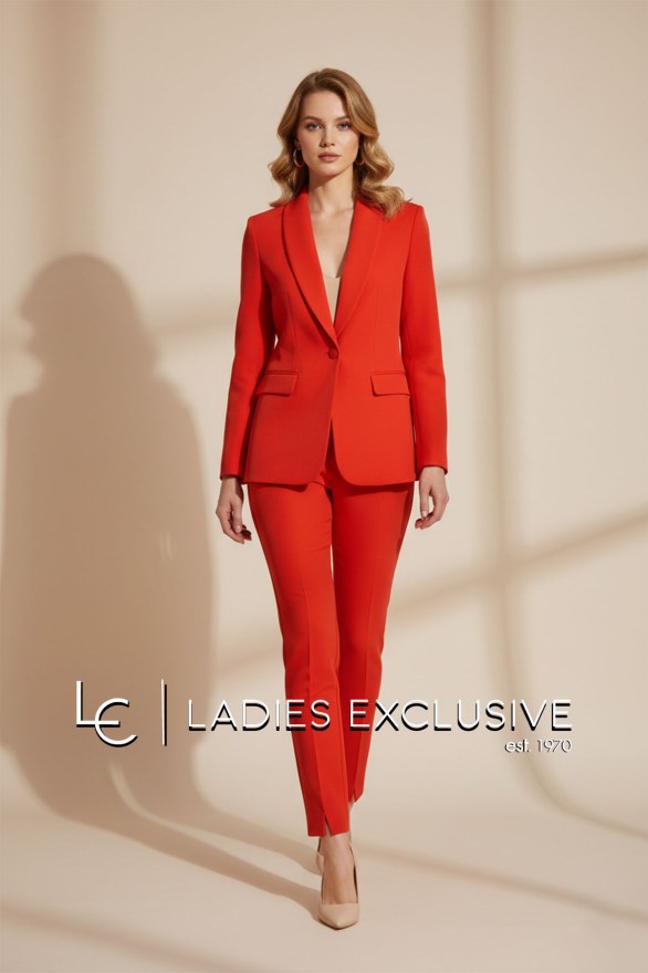 BELLA P. Παντελόνι κρεπ με λάστιχο