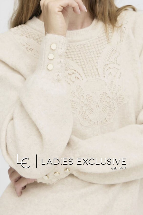 FRANSA Πουλόβερ με δαντέλα