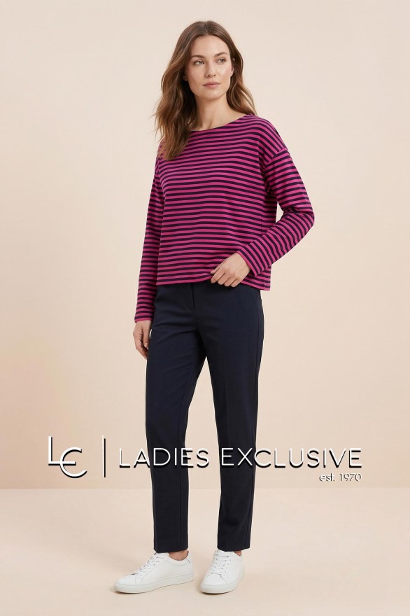 FRANSA Μπλούζα μακρυμάνικη ριγέ