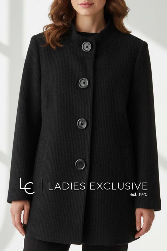 FIBES Παλτοζακέτα με ανάγλυφες ρίγες