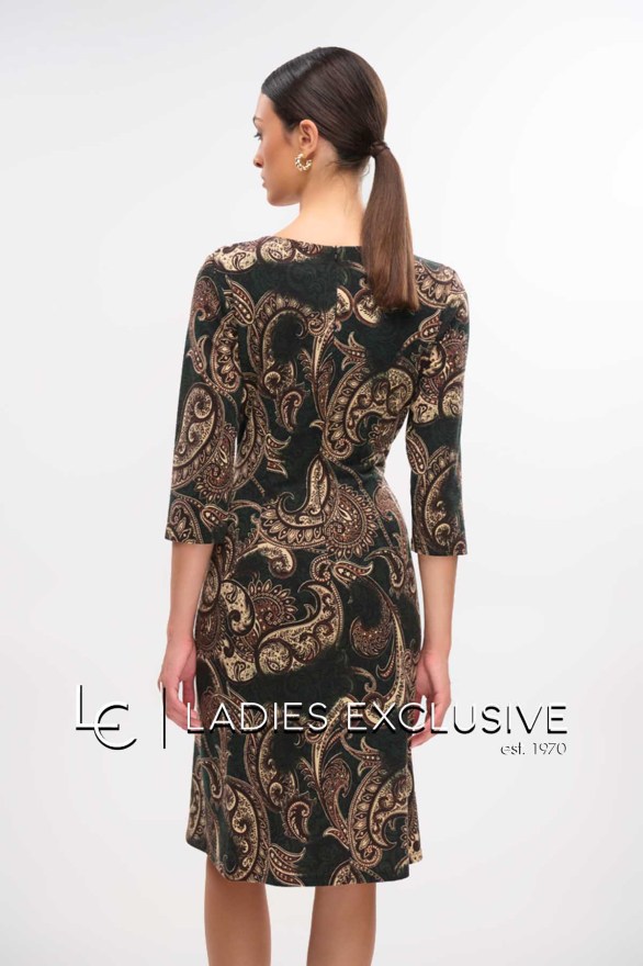 FIBES Φόρεμα πλεκτό με λαχούρι