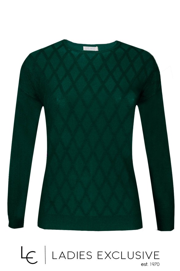 TRIPODE Μπλούζα πλεκτή με ρόμβους