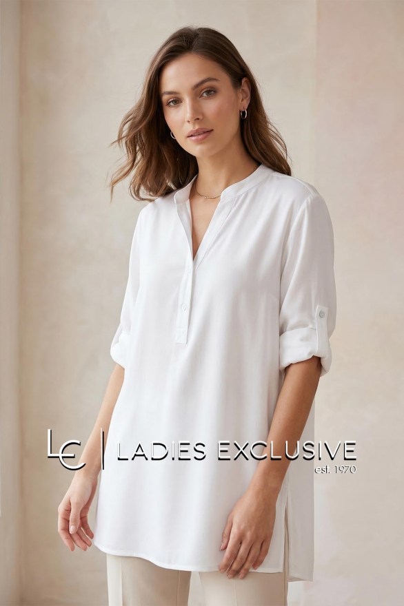 FIBES Μπλούζα σε άνετη γραμμή