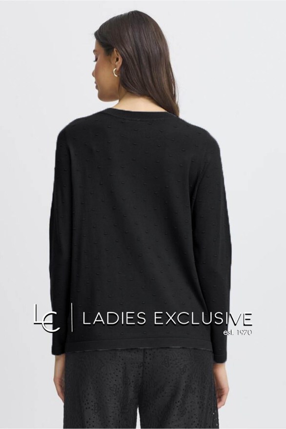 FRANSA Μπλούζα πλεκτή με ανάγλυφες κουκίδες